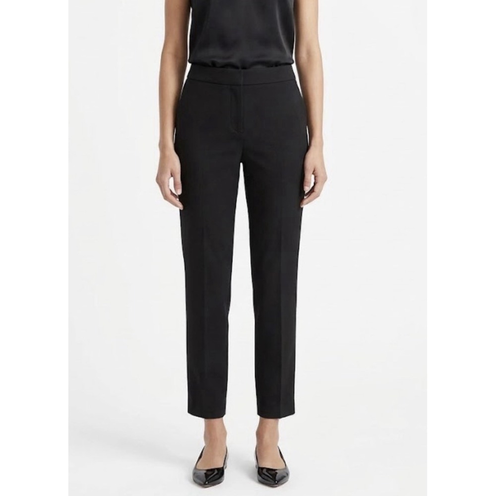 Vince Camuto Pants Women's 6 Black Solid Career Dress Pants Straight Leg Stretch
